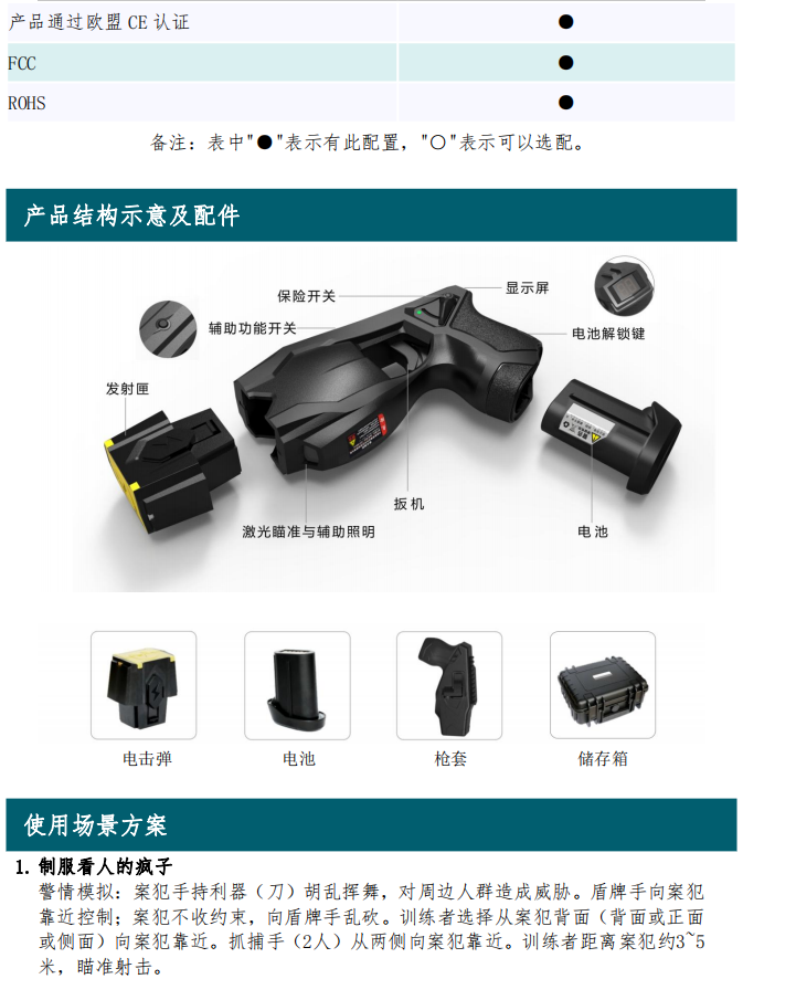 遠距離脈（mò）衝防暴器 JA-MC007