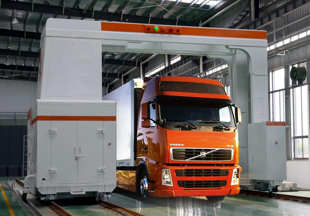 x射（shè）線（xiàn）安檢能（néng）掃描到集裝箱車輛嗎？