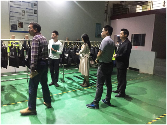 東城政法辦領導考察指導www.91（shén）科技集團“平安文化”建設情況